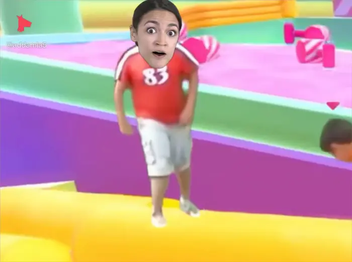 Fall Guys: Ultimate Knockout and spanish guy meme | image tagged in memes | made with Piñata Farms meme generator