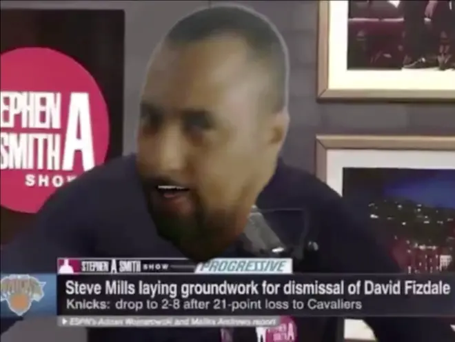 Stephen A. Smith raging meme | image tagged in memes | made with Piñata Farms meme generator