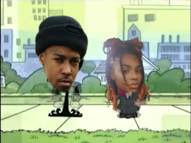 Grim and Dracula Dance meme | image tagged in memes | made with Piñata Farms meme generator