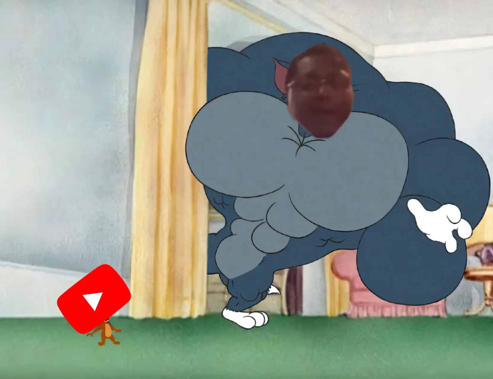 swole tom meme | all talk too much | image tagged in memes | made with Piñata Farms meme generator