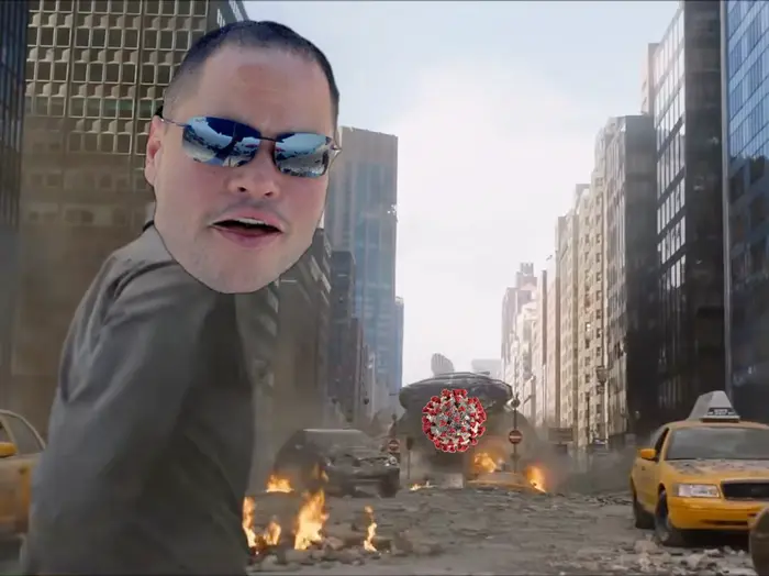 Hulk stops giant monster meme | image tagged in memes | made with Piñata Farms meme generator