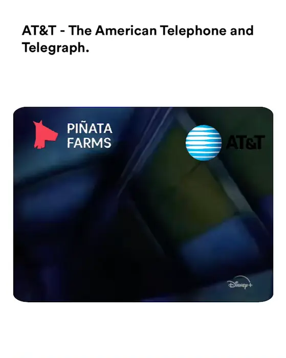 Disney's Marsupilami - Phone call meme | At&T The American Telephone and Telegraph. | image tagged in memes | made with Piñata Farms meme generator