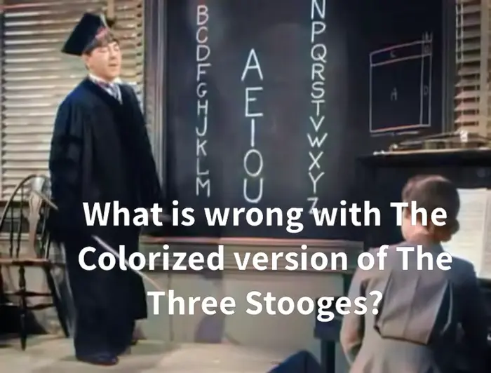 The Three Stooges - Swinging the Alphabet meme | If don’t like The Colorized version of The Three Stooges, I respect your opinion. | image tagged in memes | made with Piñata Farms meme generator