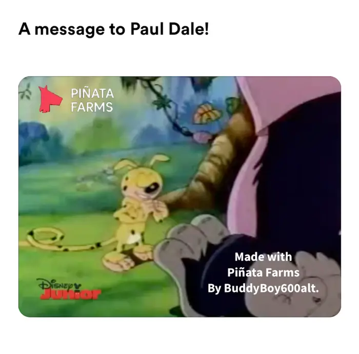 In other words, YOU STINK! meme | A message to Paul Dale! | image tagged in memes | made with Piñata Farms meme generator