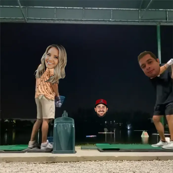 Training on the driving range meme | image tagged in memes | made with Piñata Farms meme generator