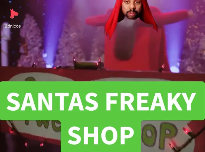 Savage Santa - Megan Thee Stallion Christmas Remix meme | image tagged in memes | made with Piñata Farms meme generator