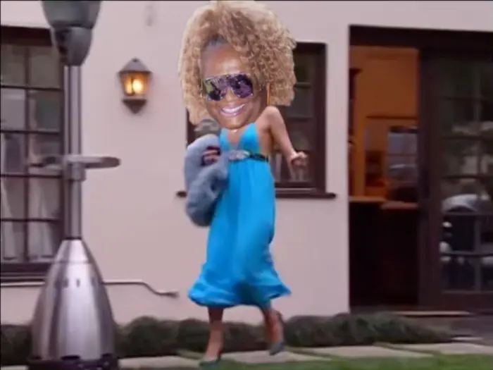 Paris Hilton car escaping meme | image tagged in memes | made with Piñata Farms meme generator