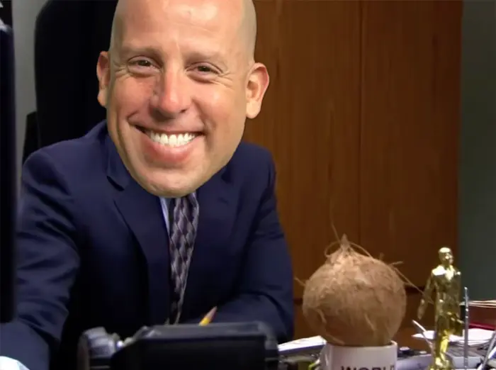 The Office - Michael Scott and his photo meme | image tagged in memes | made with Piñata Farms meme generator