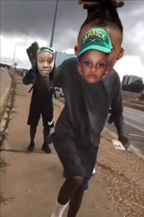 crazy dancing on the road meme | image tagged in memes | made with Piñata Farms meme generator