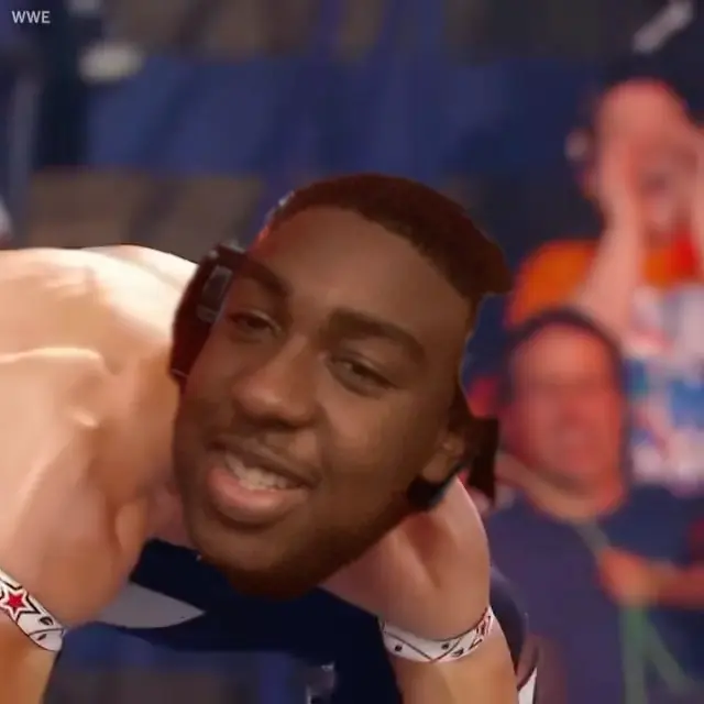 WWE Evan Bourne attacking Randy Orton meme | image tagged in memes | made with Piñata Farms meme generator