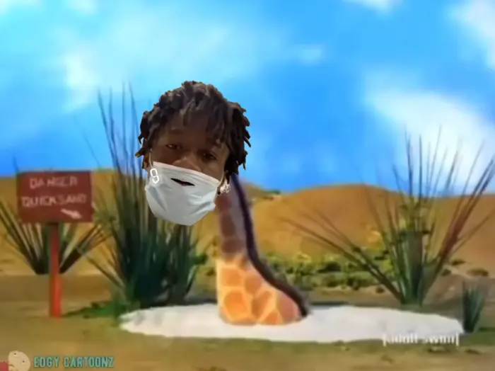 Giraffe stuck in the quicksand meme | image tagged in memes | made with Piñata Farms meme generator