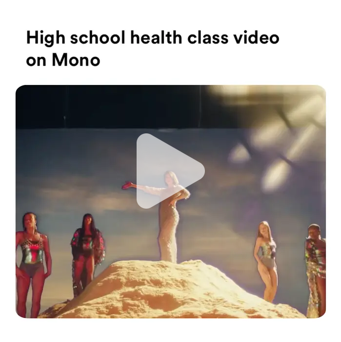 High school health class video on Mono video meme - Piñata Farms - The ...