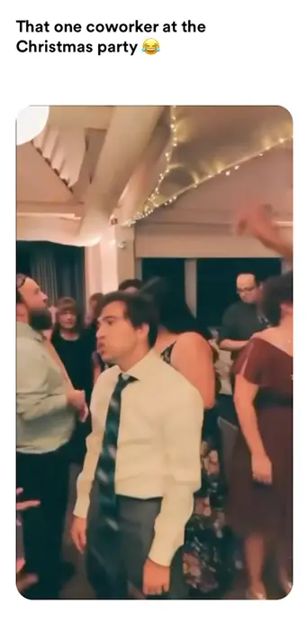 Guy gets pranked by a DJ meme | That one coworker at the Christmas party 😂 | image tagged in memes | made with Piñata Farms meme generator