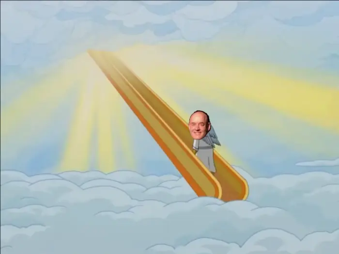 Homer Simpson supposed to go heaven meme | image tagged in memes | made with Piñata Farms meme generator