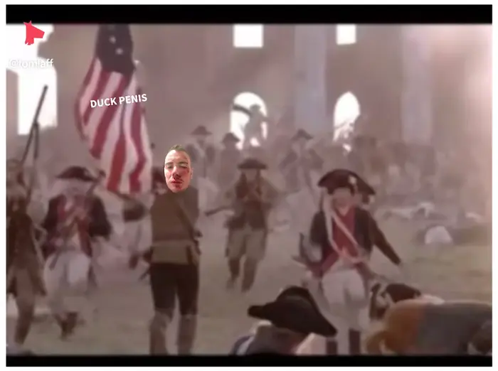 The Patriot Scene 2 meme | image tagged in memes | made with Piñata Farms meme generator