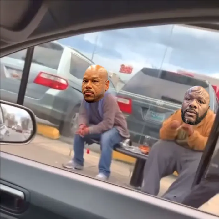 Driver threatens people with a gun at the bus stop meme | image tagged in memes | made with Piñata Farms meme generator