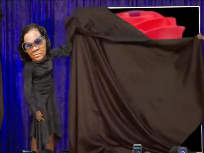 Michelle Obama Portrait Unveiling meme | image tagged in memes | made with Piñata Farms meme generator