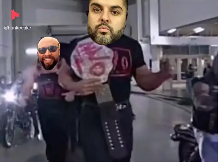 WWE - NWO entrance meme | image tagged in memes | made with Piñata Farms meme generator