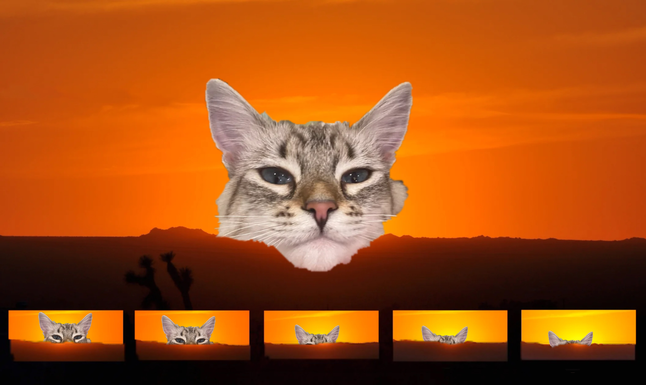 Sunset meme | 🌅 #pinatacatclub | image tagged in memes: pinatacatclub | made with Piñata Farms meme generator