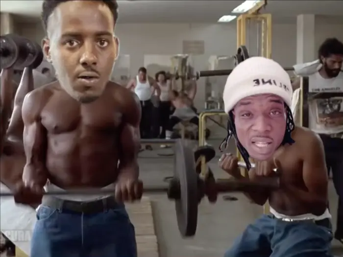 South Central - Ray Ray Using Little J Rock meme | image tagged in memes | made with Piñata Farms meme generator