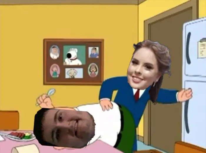 Family guy Tom spanks Peter meme | image tagged in memes | made with Piñata Farms meme generator