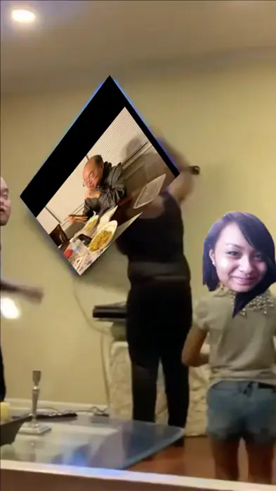 Mom breaks TV meme | image tagged in memes | made with Piñata Farms meme generator