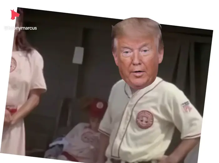 A League of Their Own - There's No Crying In Baseball Scene meme | image tagged in memes | made with Piñata Farms meme generator