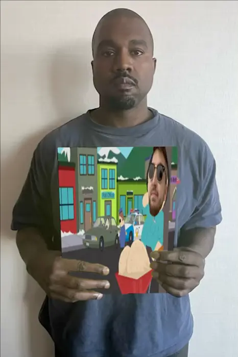 Kanye West holding the notepad meme | image tagged in memes | made with Piñata Farms meme generator