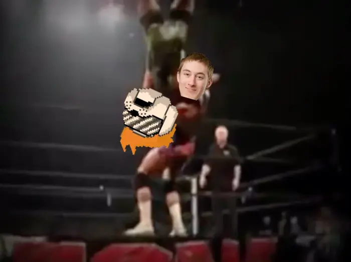 WWE Please DO NOT Try this at home meme | image tagged in memes | made with Piñata Farms meme generator