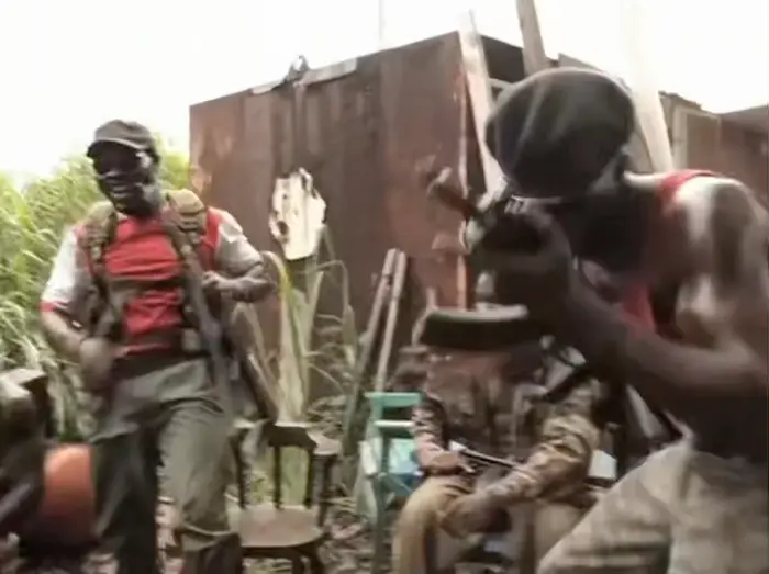 Rise of the planet of the apes - Ape With AK-47 meme | image tagged in memes | made with Piñata Farms meme generator