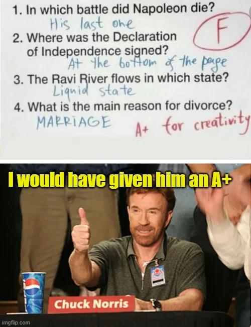 I would have given him an A+ meme - Piñata Farms - The best meme ...