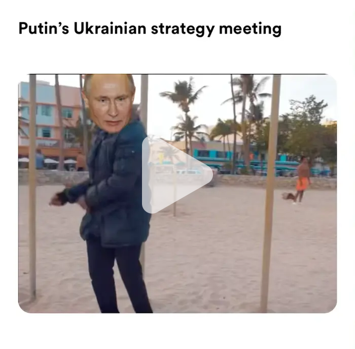 Putin’s Ukrainian strategy meeting video meme - Piñata Farms - The best ...