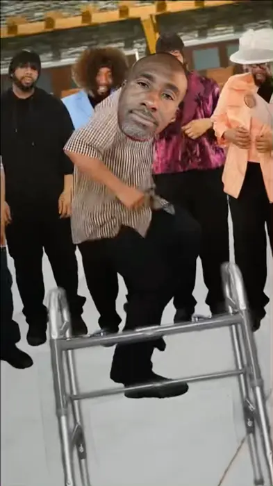 Guys dancing to "Jersey Anniversary Aye Bay Bay" meme | Because its almost my bday. | image tagged in memes | made with Piñata Farms meme generator