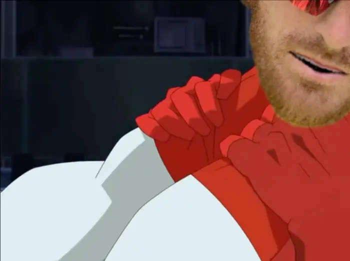 Invincible Omni Man Kills Red Rush meme | image tagged in memes | made with Piñata Farms meme generator