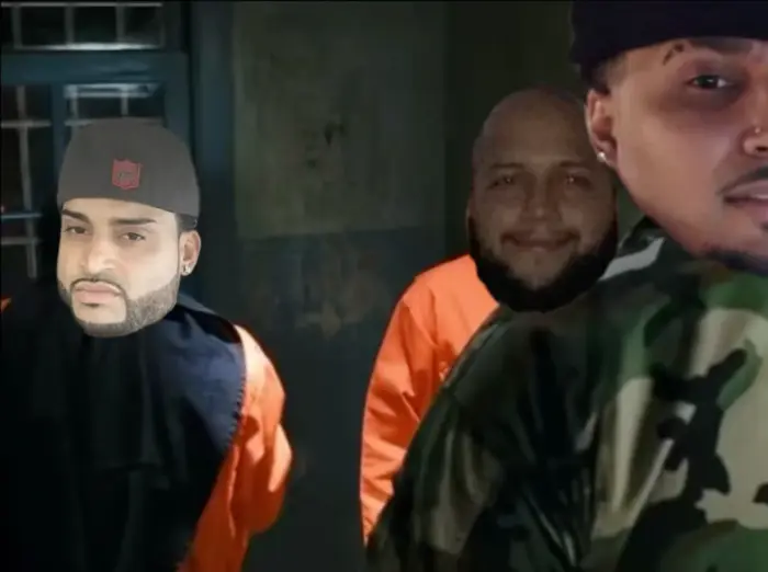 Harold & Kumar - Prison Scene meme | image tagged in memes | made with Piñata Farms meme generator