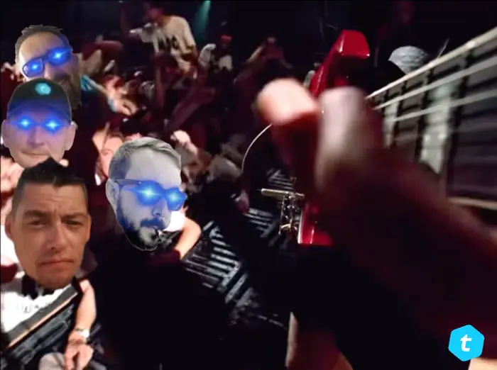 AC/DC - Thunderstruck (edited) meme | image tagged in memes | made with Piñata Farms meme generator