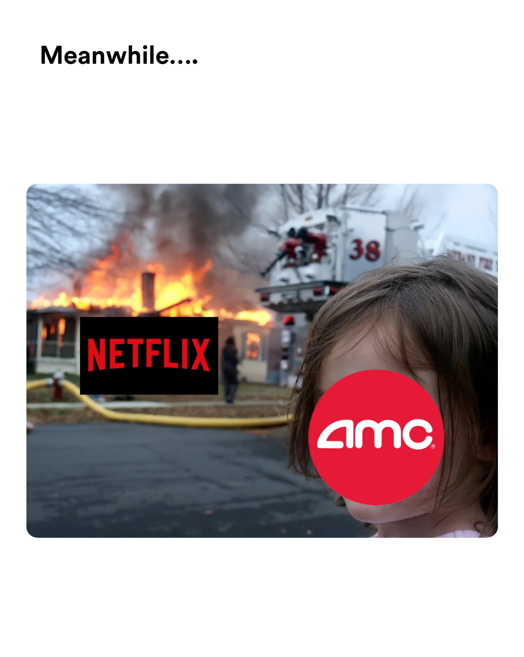 burning house meme | Meanwhile…. | image tagged in memes | made with Piñata Farms meme generator