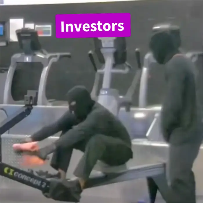 Thieves training at gym meme | Well #beneth has done a runner with everyone’s money 🤣 millions have been stolen… just like that #kek | image tagged in memes: beneth, kek | made with Piñata Farms meme generator