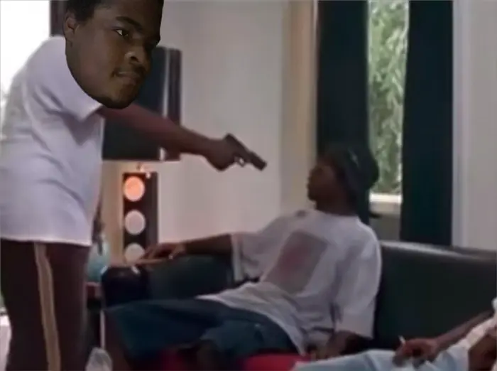 State property shooting scene meme | What hand u roll up with | image tagged in memes | made with Piñata Farms meme generator