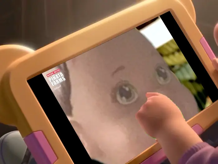 Wreck It Ralph 2 Trailer Screaming Girl GREENSCREEN meme | Kid want sweets #sweets | image tagged in memes: sweets | made with Piñata Farms meme generator