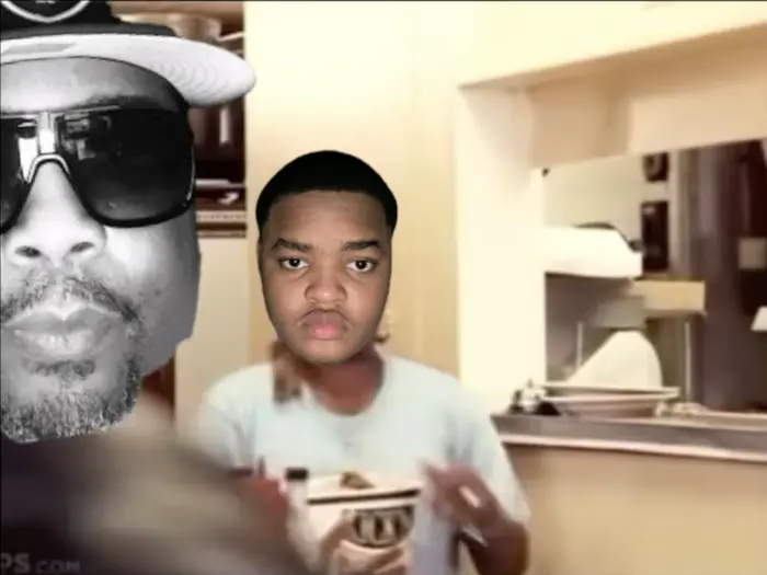 Precious stealing potato salad meme | image tagged in memes | made with Piñata Farms meme generator