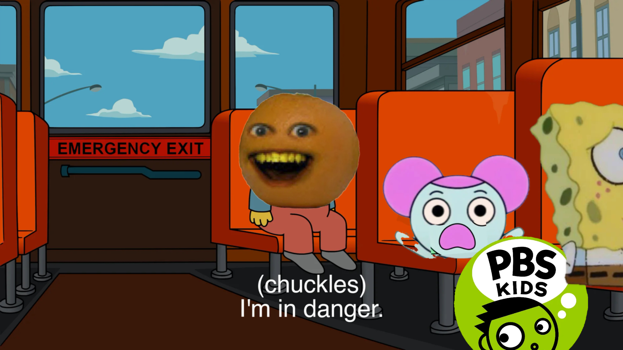 (Chuckles) I’m in danger. meme | image tagged in memes | made with Piñata Farms meme generator