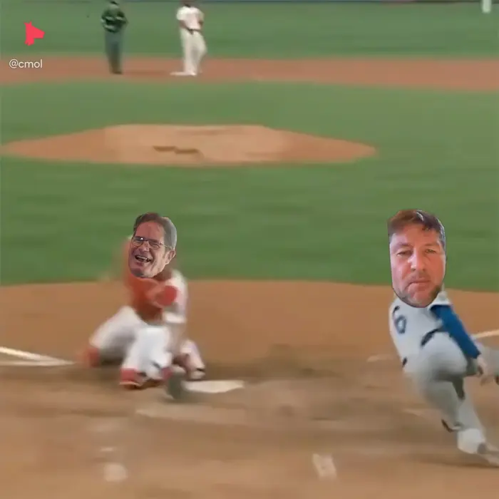 trea turner slides home easy meme | image tagged in memes | made with Piñata Farms meme generator