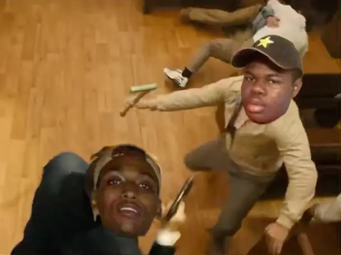 Kingsman - fight scene meme | image tagged in memes | made with Piñata Farms meme generator