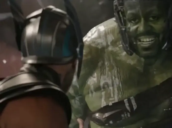 Thor: Ragnarok - Thor vs Hulk meme | image tagged in memes | made with Piñata Farms meme generator