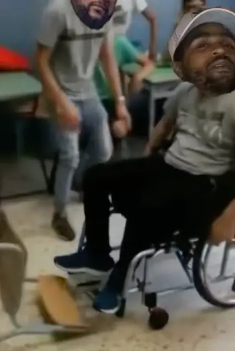 F1 wheelchair pitstop meme | image tagged in memes | made with Piñata Farms meme generator