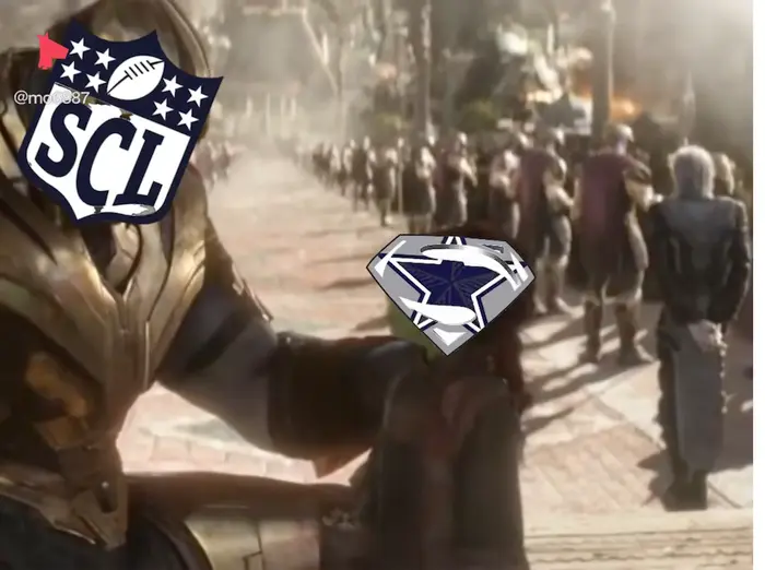 Thanos gives Gamora a switchblade meme | image tagged in memes | made with Piñata Farms meme generator