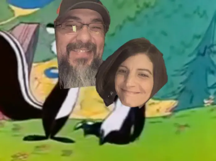Pepe Le Pew tries to flirt meme | image tagged in memes | made with Piñata Farms meme generator