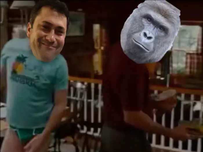 Step Brothers - Dale talking to his dad meme | image tagged in memes | made with Piñata Farms meme generator