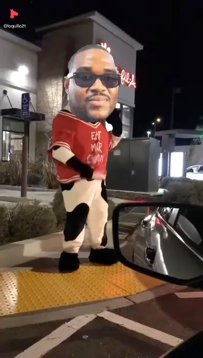 cow dancing near Chick-Fil-A meme | image tagged in memes | made with Piñata Farms meme generator